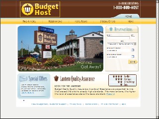 Web site http://www.budgethost.com, Budget Host