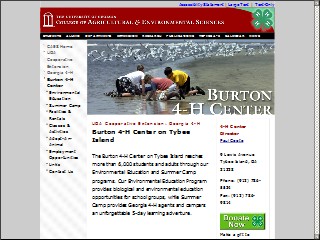 Web site www.burton4h.org, Burton 4-H Center