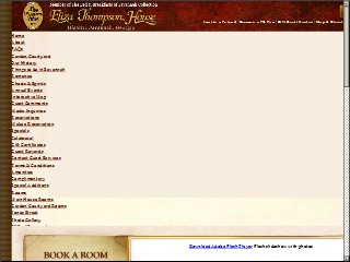 Web site www.elizathompsonhouse.com, Eliza Thompson House, Historic Inns of Savannah