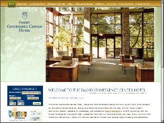 Web site www.emoryconferencecenter.com, Emory Conference Ctr Hotel