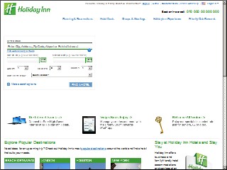 Web site www.holidayinn.com, Holiday Inn Select Atlanta