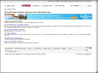 Web site www.springhillsuites.com, SpringHill Suites by Marriott Savannah Midtown