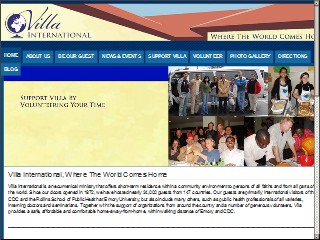Web site www.villa-atl.org, Villa International Atlanta