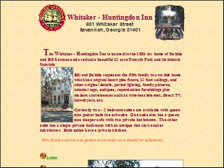 Web site www.whinn.com, Whitaker Huntingdon Inn