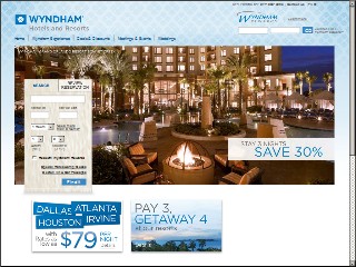 Web site www.wyndham.com, Wyndham Garden Hotel